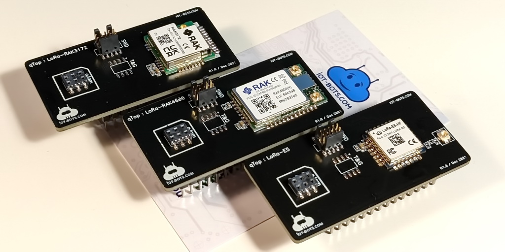 iotbotscom's tweet photo. #iotbotscom : New LoRa RAK Wireless and Seeed modules based Feather and Arduino MKR Shields are ready for bring up and testing :-) https://t.co/R0UKraE5Lf