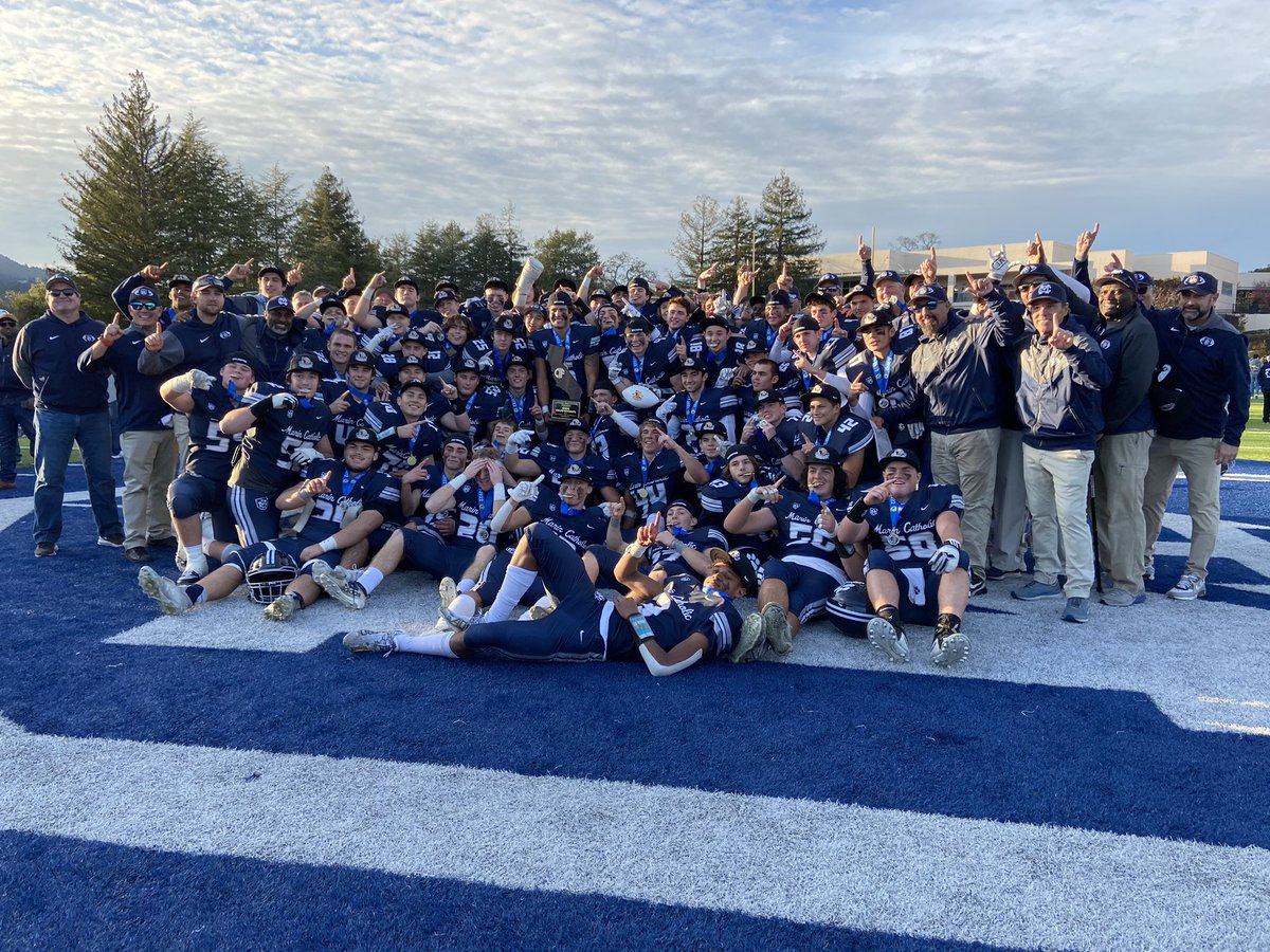 Congratulations to the Marin Catholic Wildcats, 2021 CIF State Football Champions! <a href="/CIFState/">CIF State</a> <a href="/MCAthletics/">Marin Catholic Athletic Department</a>