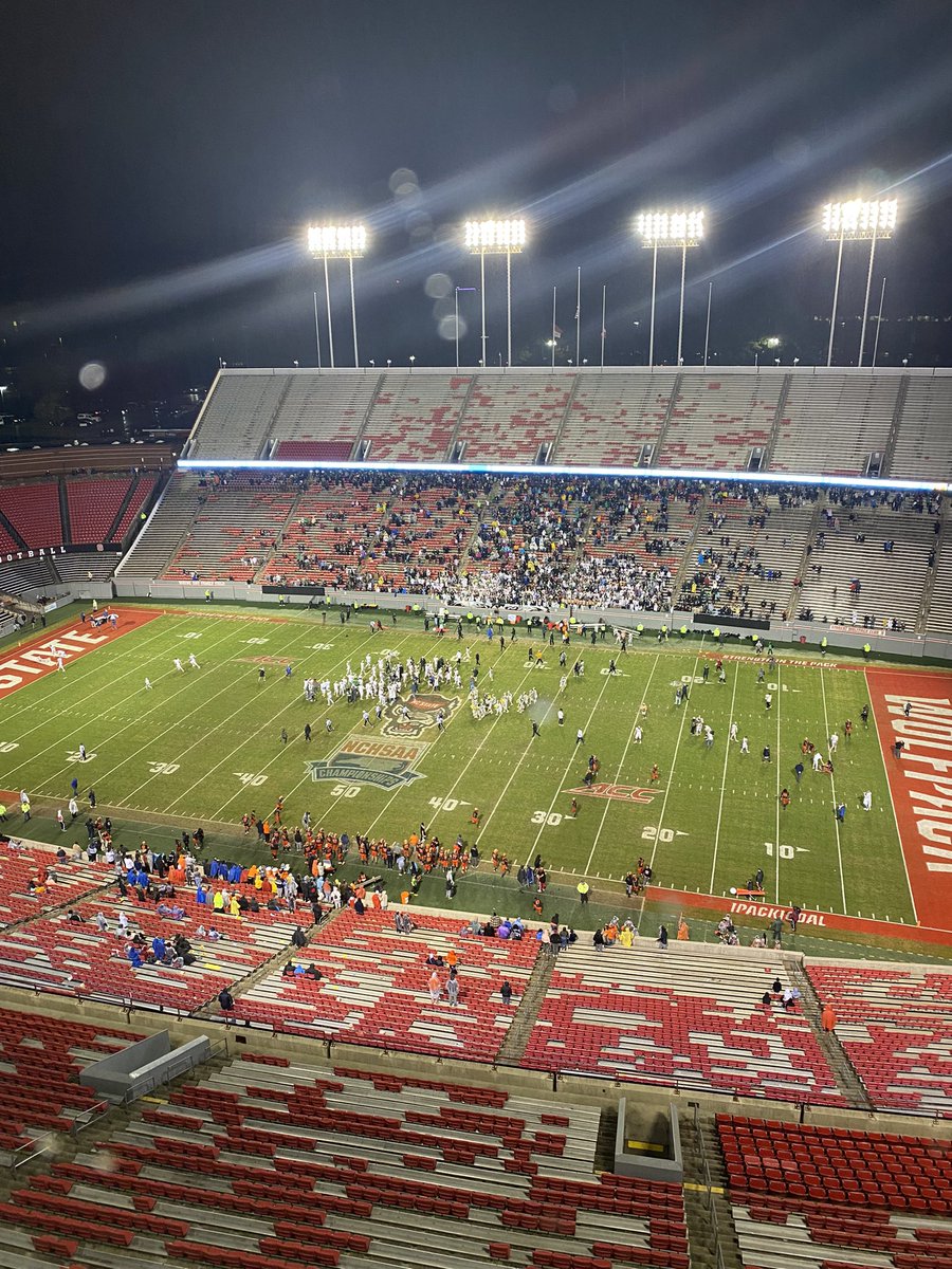 Final score. <a href="/football_cghsnc/">Gibbons Football</a> wins the 4A state championship with a 14-2 win over <a href="/JCCougarsFB/">Julius L Chambers Cougars FB</a>