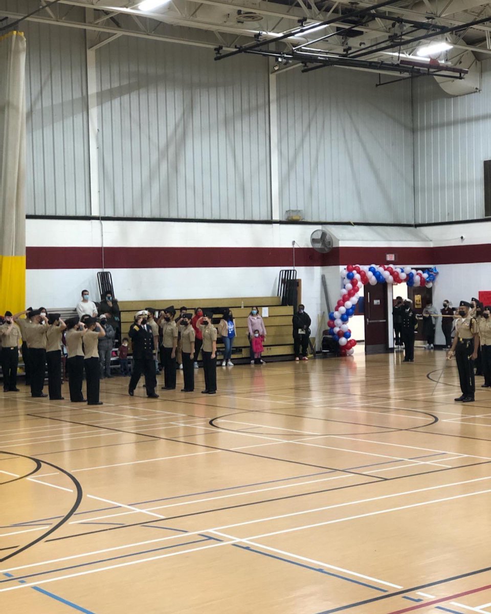 ZBPride's tweet photo. Our NJROTC made us proud once again this week at the annual District 126 NJROTC Pass and Review.  A big thank you to our families and friends who supported our NJROTC Cadets as they marched and performed with disciplined precision. #zbpride https://t.co/ArW31OsFSF