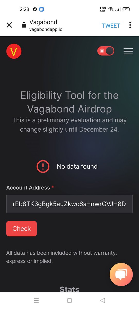 Joniel92794's tweet photo. @Vagabondappio @MinusWells @Moonchaser2020 this is  my xrp binance adress,the unregister but eligible at first but when i check it again no data found .. what going on @Vagabondappio https://t.co/EsCZ5TNvCs