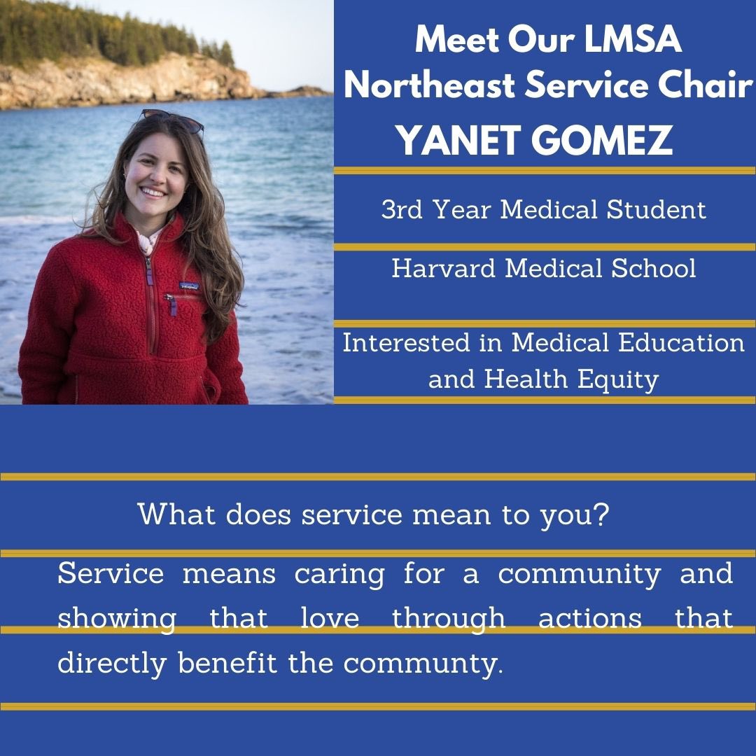 LmsaNational's tweet photo. π We are proud to highlight the LMSA Northeast Regional Service Chair, Yanet Gomez! You are amazing Yanet - Keep up the great work πͺπ½!!!
#30daysofservice https://t.co/7TB6kWYYwc