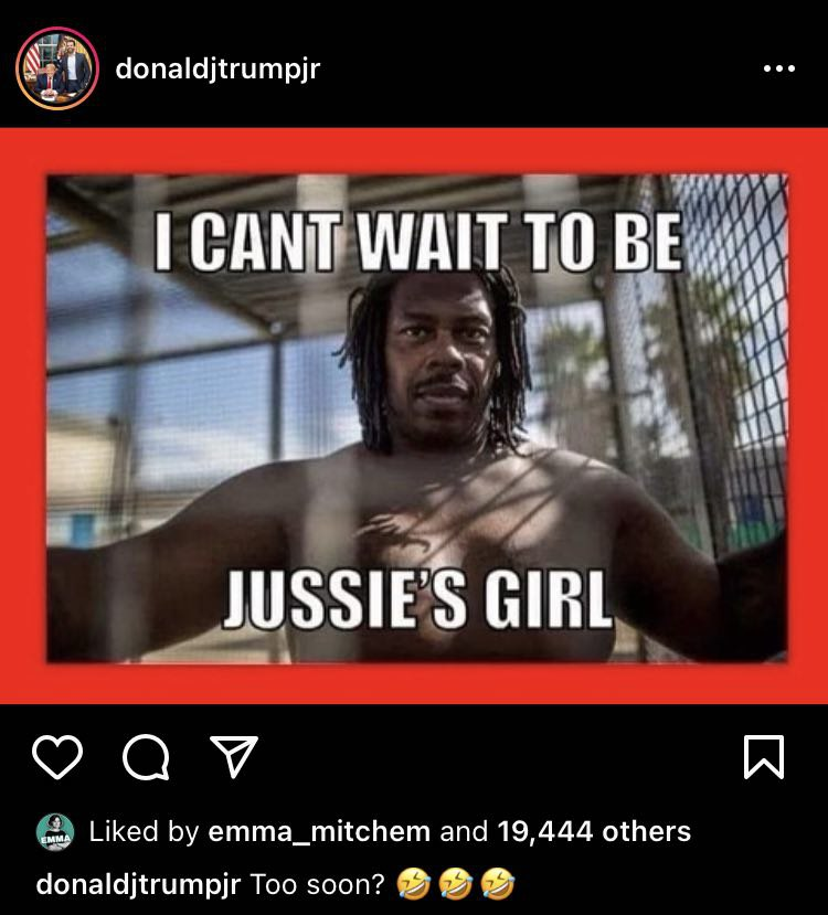 MaryCali007's tweet photo. In the words of Rick Springstein:
He wishes he was Jussie's girl.  OUCHIE! 😆😆😆 https://t.co/DHPTGapstT