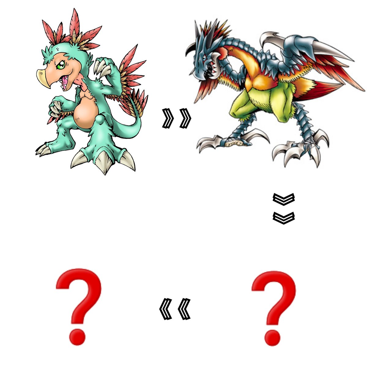 Gev'S on X: Linha evolutiva de anjos digimon. Evolution line of