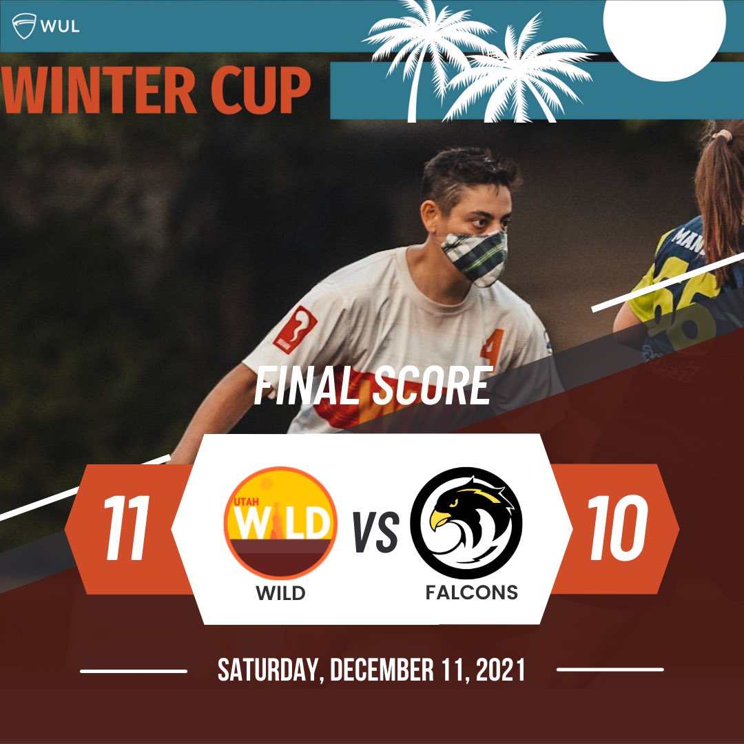 First game in the books! Wild gets the win! Watch us play Seattle tomorrow at 11am!
