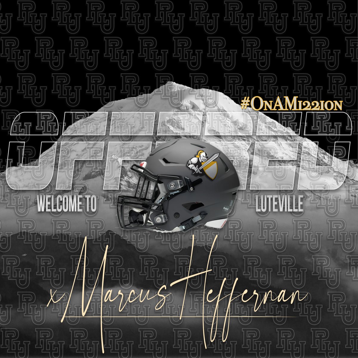 After a great visit and conversation with <a href="/BrantMcAdams/">Brant McAdams</a> i’m grateful to announce i’ve received my first offer to play collegiate football at Pacific Lutheran University! <a href="/PLUFootball/">Pacific Lutheran Football</a> 
@LuteFBKeimTime <a href="/coachrdaley/">Ricky Daley Jr.</a>