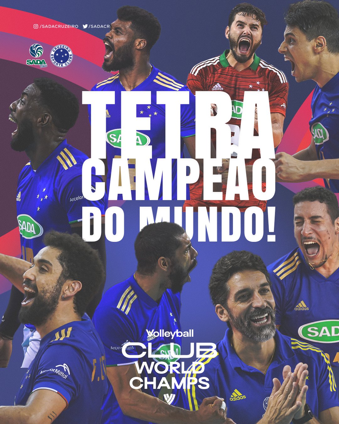 CRUZEIRO FOI CAMPEÃO! de vôlei : r/futebol