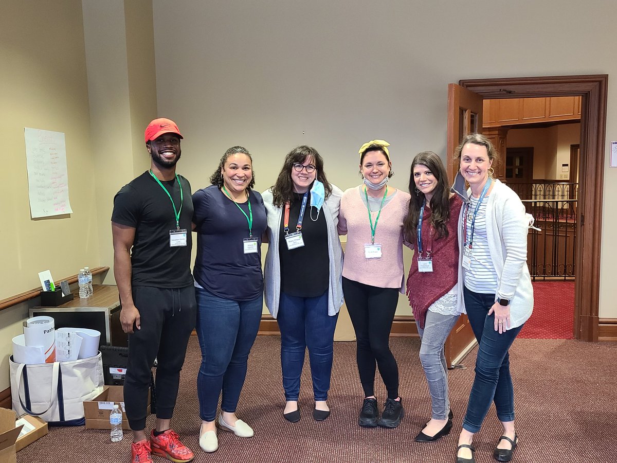 ChiEpsilonCSI's tweet photo. Wrapped up ASIST training today with a couple of @CPS_GSU grads, our faculty advisor, and current students. #suicideprevention #SuicideAwareness  #MentalHealthMatters https://t.co/oGqswC5t8t