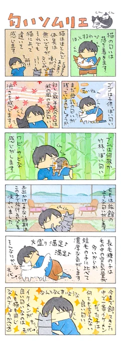 「鼻のはなし」
ひとときのイメージの旅。
モフモフに潜む色とりどりの世界。
(久保智昭さんの「猫色スケッチブック」)つづきはこちら⇒https://t.co/TzbVIzXRA5 