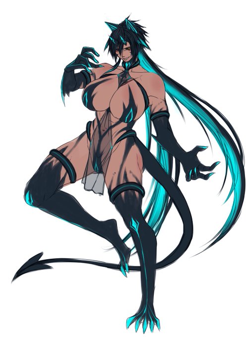 #熟れたゴリ落描き
3年ほど前の絵のリメイク落描きで一番本気モードの紅久里くん(翼無し)。本当は六翼なんだけど画面がとんでもなくごちゃるので今回はなしー 