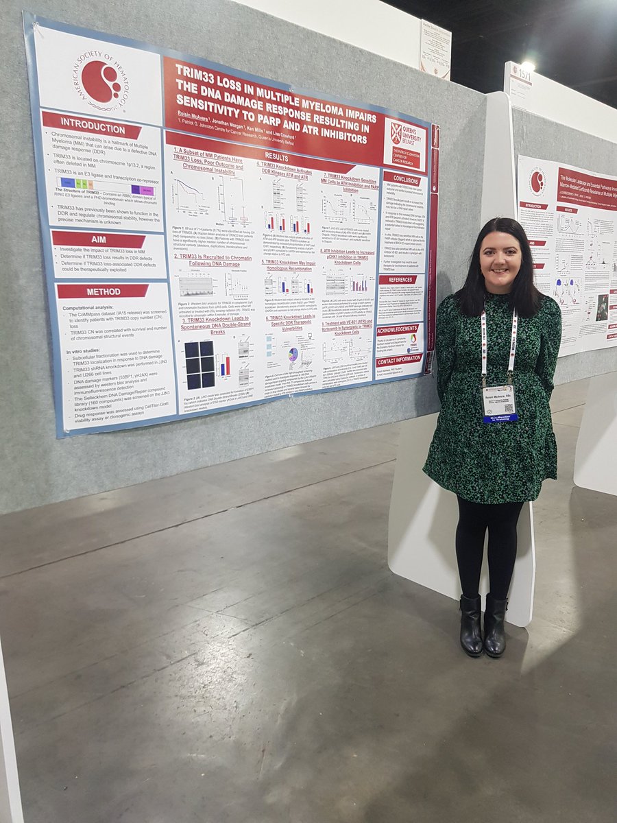 Great to present my PhD work on TRIM33 loss in multiple myeloma in-person #ASH21