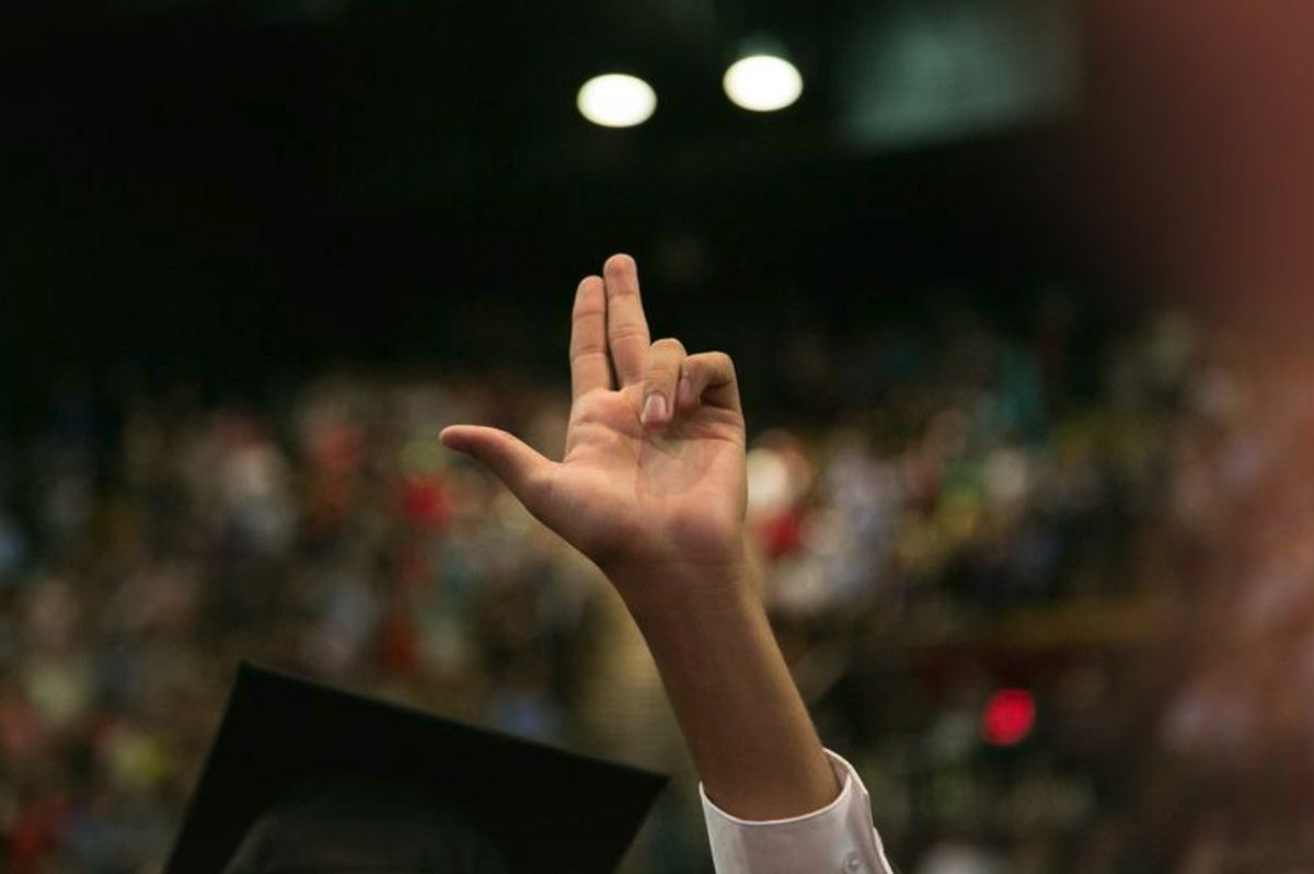txst's tweet photo. You did it, Bobcats! Congratulations to the #TXST class of 2021! https://t.co/vKGxwhtkix