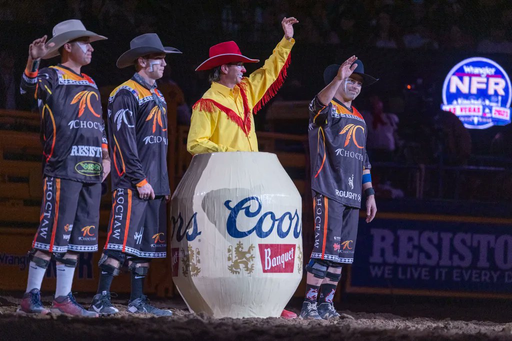 Cowboy_Plus's tweet photo. Ten-time bullfighter of the year Dusty Tuckness has been discharged from the hospital after leaving the arena in a stretcher last night.
https://t.co/jmHjqpydx3 https://t.co/TWrqoeapkR