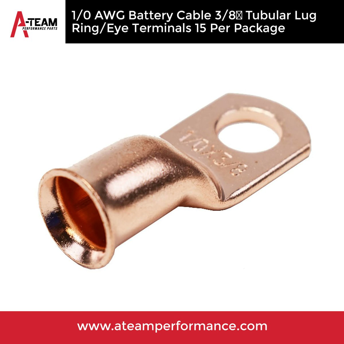 ateamperforman1's tweet image. HOT PRODUCT OF THE DAY!!! 🔥 🔥 🔥

A-Team Performance 1/0 AWG Battery Cable 3/8″ Tubular Lug Ring/Eye Terminals 15 Per Package

Click here to buy: ateamperformance.com/product/1-0awg…

#distributorcap #readytorun #classicsdaily #SWPP #carrestoration #autoparts #replacementparts #fordnation