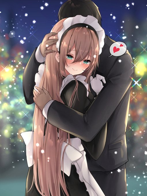 「冬は好きです…こうして二人で温かくなれるので♥」 