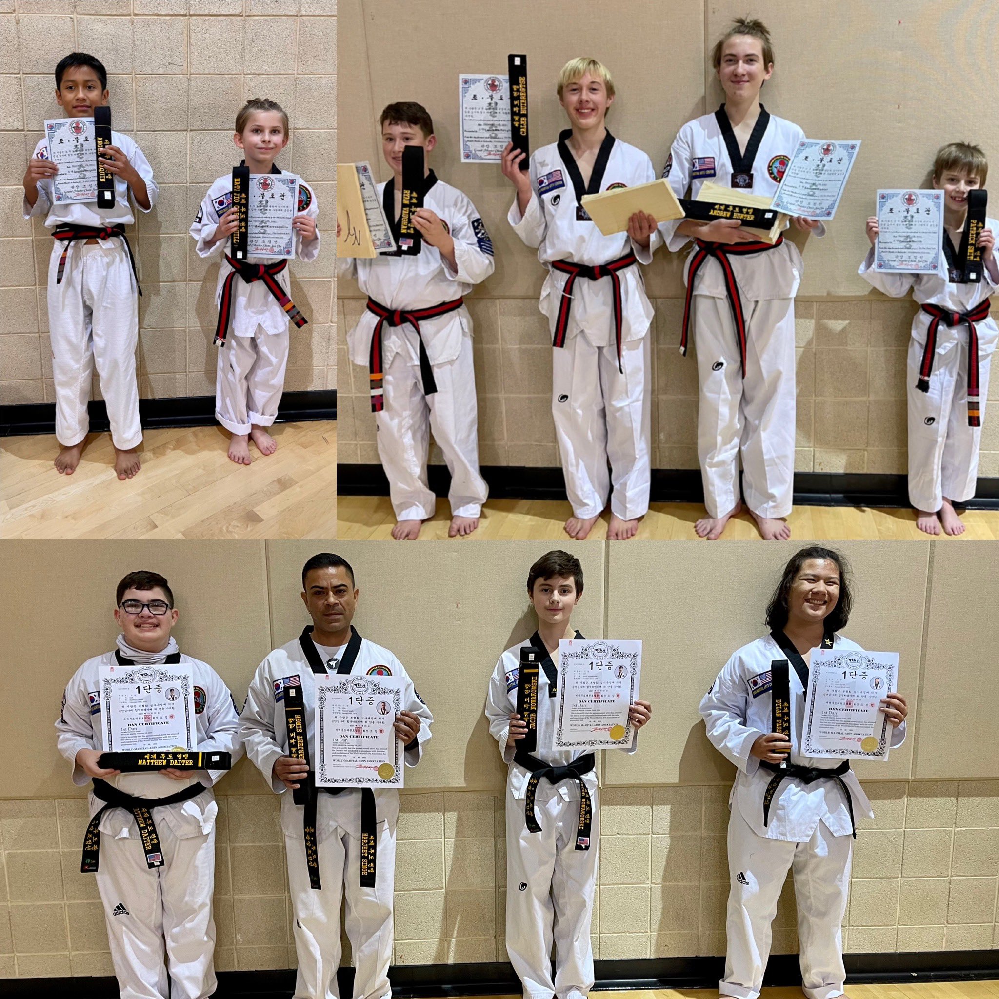 All top black belts