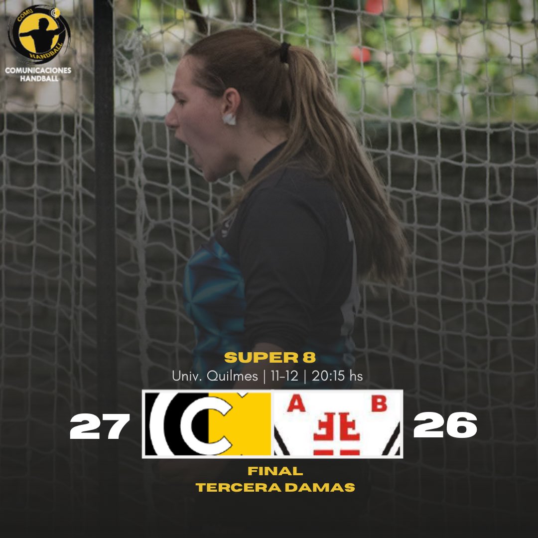 🏆 ¡¡¡CAMPEONAS!!!

👉🏻 LAS MAYORES DAMAS  B VENCIERON A SAG LOMAS B POR LA MINORÍA EN EL ALARGUE DE UN PARTIDO INFARTANTE Y SON CAMPEONAS DEL SUPER 8 DE TERCERA. 

👏🏻 ORGULLOSAS DE QUE PERTENEZCAN, LAS AMAMOS

🌓 #OrgullosxsDePertenecer