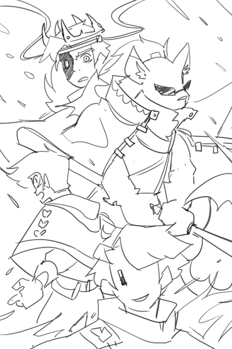 late night doodle of more roleswap ideas!

in this au (I guess it's an au now by definition), Ren is the Hand that turns Martyn into the Red King, and the central conflict is between Grian and Martyn. (Watcher and Listener :] ...) 