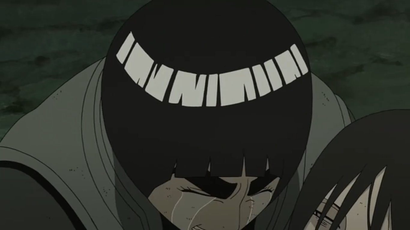 Twitter \\ Naruto Uzumaki على تويتر: "Rock Lee mourns the death of Neji.  #Shippuden https://t.co/1iF4HE2NHG"