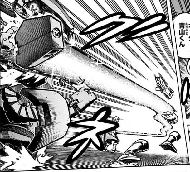 ヒロアカ 直進するレーザーは葉隠ちゃんの手でターン！彼女の