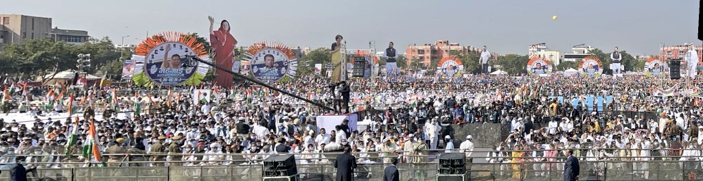 महंगाई लाने वाली भाजपा की विदाई तक रुकेंगे नहीं। संघर्ष थमेगा नहीं।

#MehangaiHataoRally 
#Jaipur