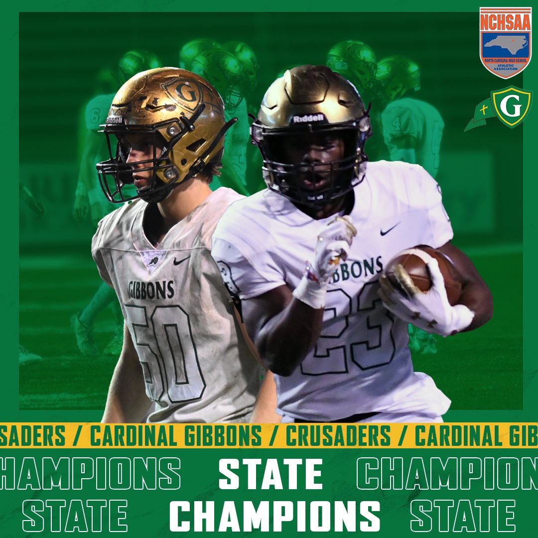 🏆<a href="/football_cghsnc/">Gibbons Football</a> is your 2021-2022 4A STATE CHAMPIONS for the first time in school history‼️