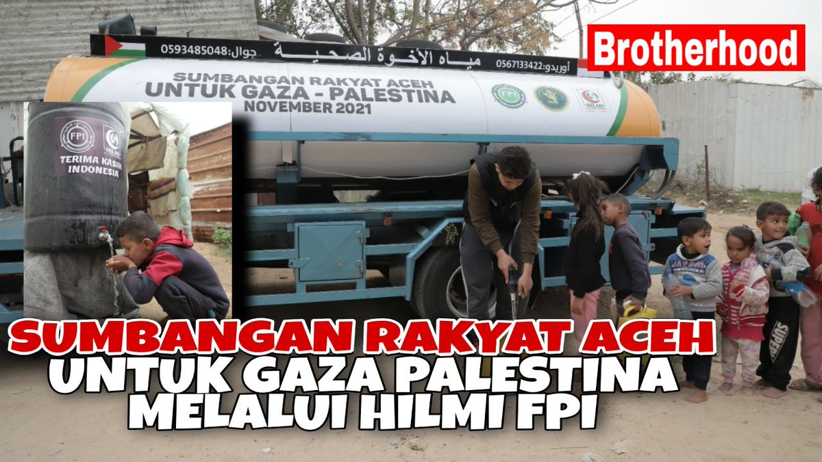 Sumbangan rakyat aceh untuk Gaza palestina melalui HILMI FPI