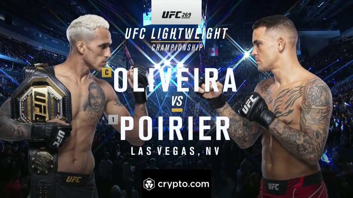 BEKIJK DE GEVECHTEN VAN UFC 269: OLIVEIRA VS. POIRIER campsite.bio/veronicafight #UFC269