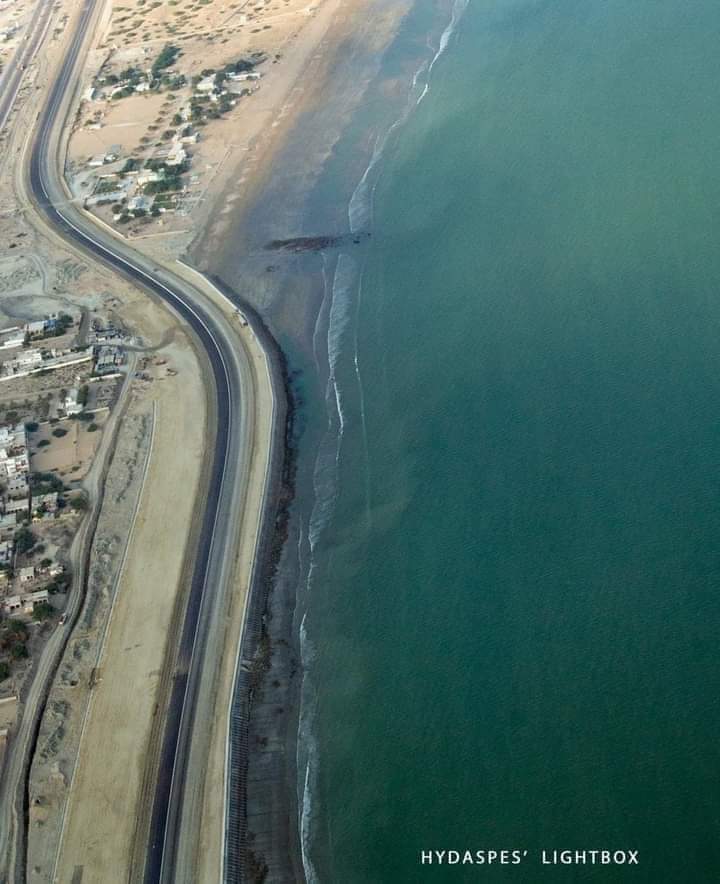 ALD_Pakistan's tweet photo. Ariel view of gwadar east bay expressway connecting port with Makran coastal highway and CPEC route bypassing gwadar city.
#BalochistanPakistan https://t.co/H6TWakv2CD