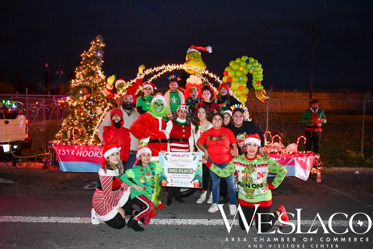 WeslacoChamber's tweet photo. Congratulations to all our Competitive Floats!! 

1st Place-Insta Signs, LLC (2021 Business of the Year)
2nd Place-Isabella's Boutique
3rd Place-Frost Bank

Thank you for being a part of our Holiday Celebration! 

#weslaco #happyholidays https://t.co/vrokajbaFH
