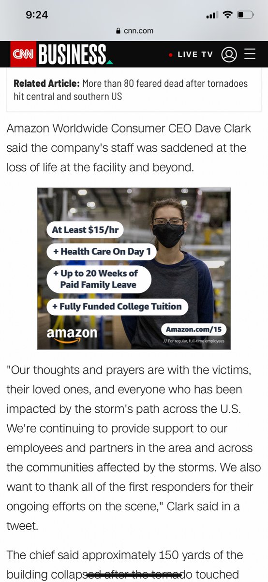 Amazon, Isn’t it a bit too early to be hiring replacement workers? #poortaste <a href="/amazon/">Amazon</a> <a href="/WGNNews/">WGN TV News</a> <a href="/FoxNews/">Fox News</a>