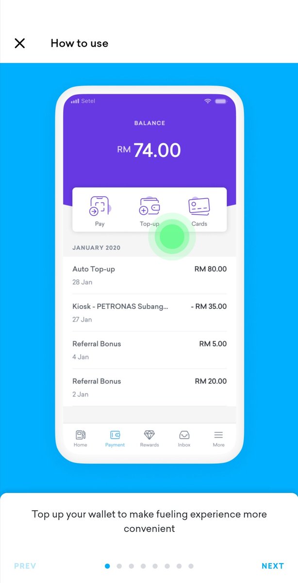 kewangangraduan's tweet photo. Isi minyak menggunakan Setel:
1. Top up akaun Setel atau #CardTerus
2. Sampai stesen & klik Purchase Fuel
3. Pilih nombor Pam, masukkan amaun (RM/L) atau Full Tank & klik Pay
https://t.co/jq52uuxmie
Lepas daftar, topup minimum RM30 dalam Setel dan akan dapat RM5 kredit Setel. https://t.co/bRN5Q30RVu