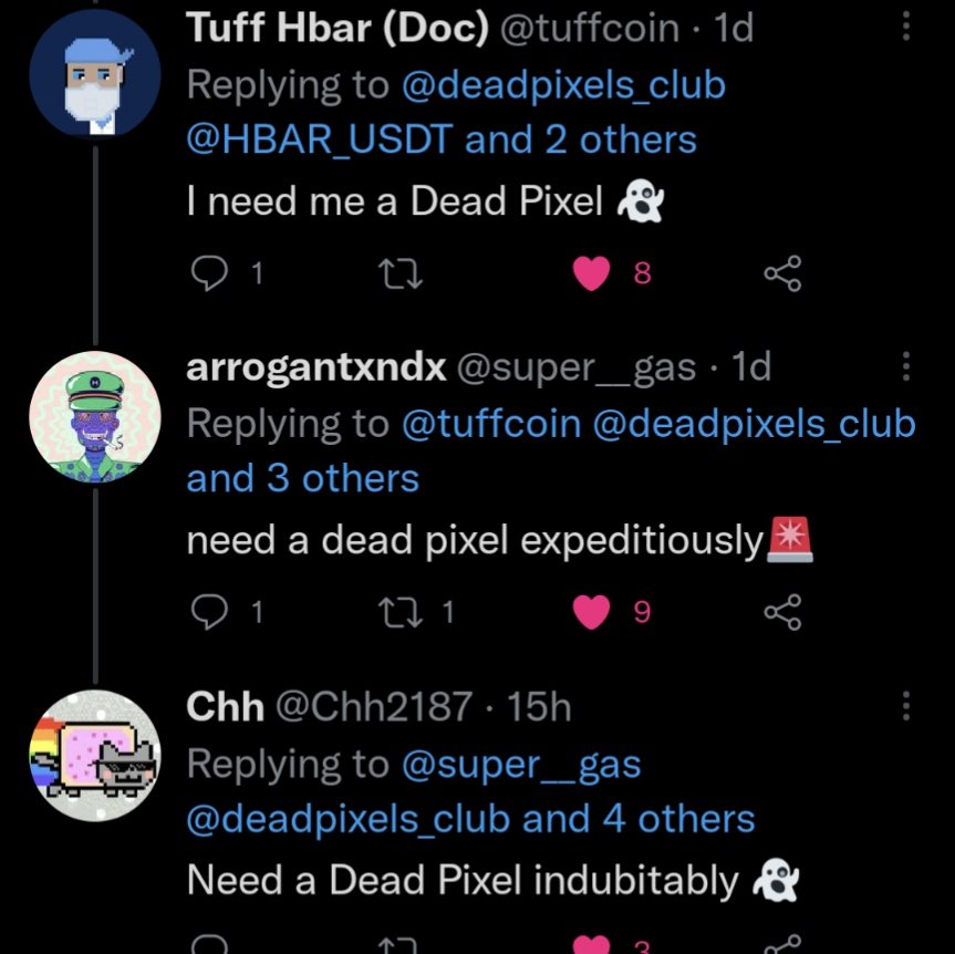 deadpixels_club's tweet photo. 📝
Already getting excited about the energy and positive vibes we can tell The Ghost Club is going to bring 🔥 https://t.co/xaIbLF0ioB