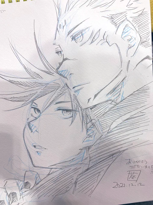 お待たせしましたお預かりしていたスケブ全部OKです!!😊
スケブでしか描けない勢いが…ある…! 