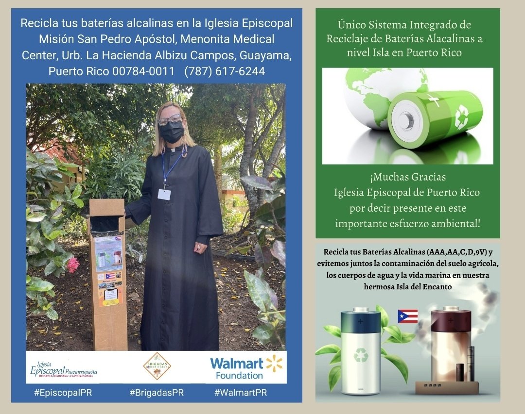 brigadaspr's tweet photo. Evitando la contaminación de nuestros cuerpos de agua y nuestro suelo agrícola. ♻️#brigadaspr 🇵🇷 ¡Gracias Iglesia Episcopal San Pedro Apóstol, #WalmartPR y #EpiscopalPR por el maravilloso apoyo! 💪 🏝🌳🧡♻️🌎 https://t.co/bCzwjpcTri