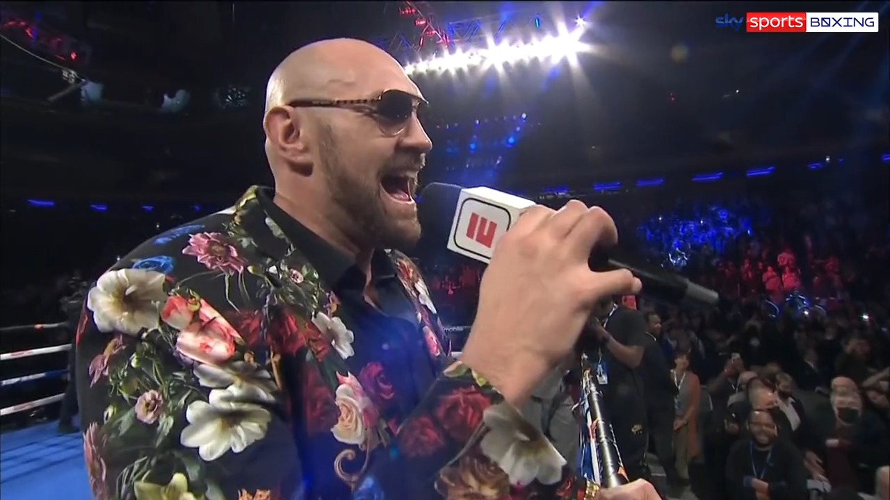 FURY SERENADES BOB ARUM Who better to sing Happy Birthday to than 
