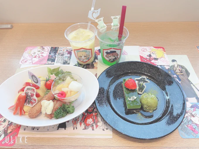 食べてきた!急いで描いたらちょっと失敗しちゃったけど楽しかたよまた食べに行きたいです 