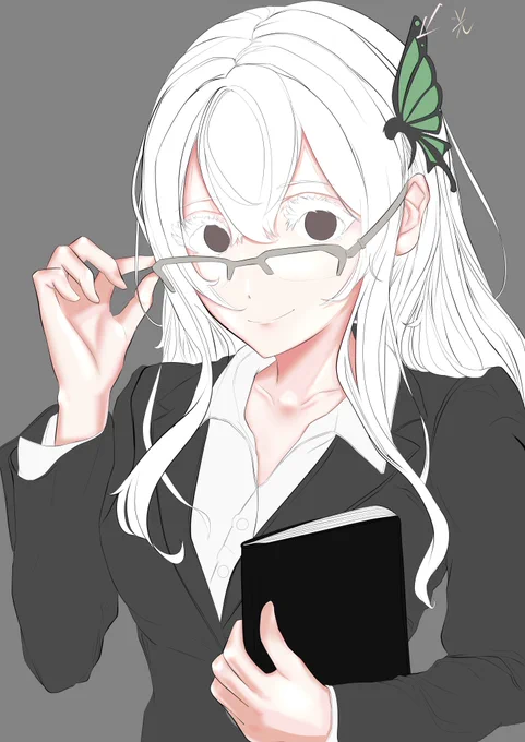 間に合いそうにないので進捗貼っておきます!🙇‍♂️
#エキドナ #rezero #リゼロ #イラスト 