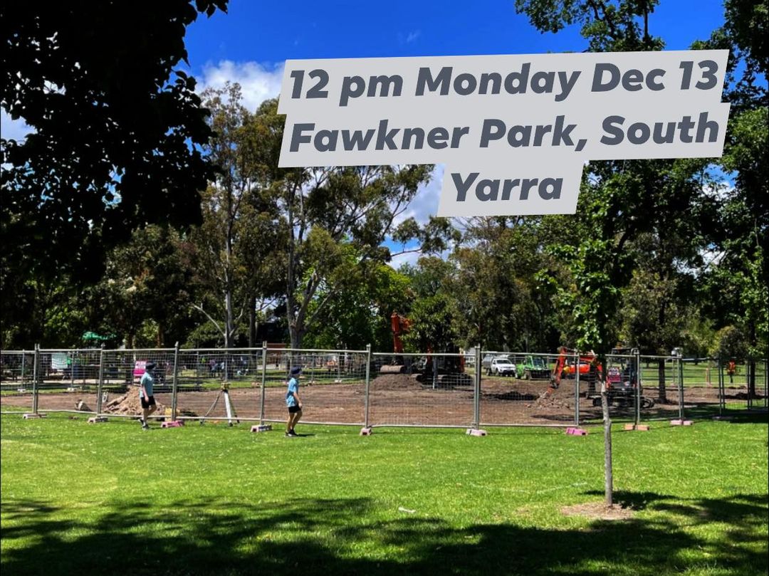 VoteSustainable's tweet photo. Live near Fawkner Park in Melbourne?
Help stop the City of Melbourne vandals๐
https://t.co/lUsIodm1wx
Protect our environment
Stop overdevelopment
Stop corruption
#RedefiningGrowth๐#FawknerPark #springst @CliffordHayesMP https://t.co/kWrZL23tM5