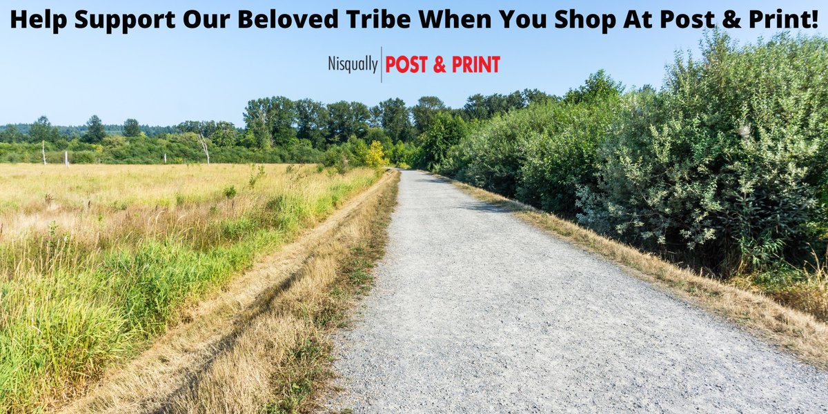 NisquallyPostPr's tweet image. Thank you for your support! We appreciate all our customers who choose to shop small and support our Tribe. 
#NisquallyOwned #SupportNative #SupportNisqually
nisquallypostandprint.com