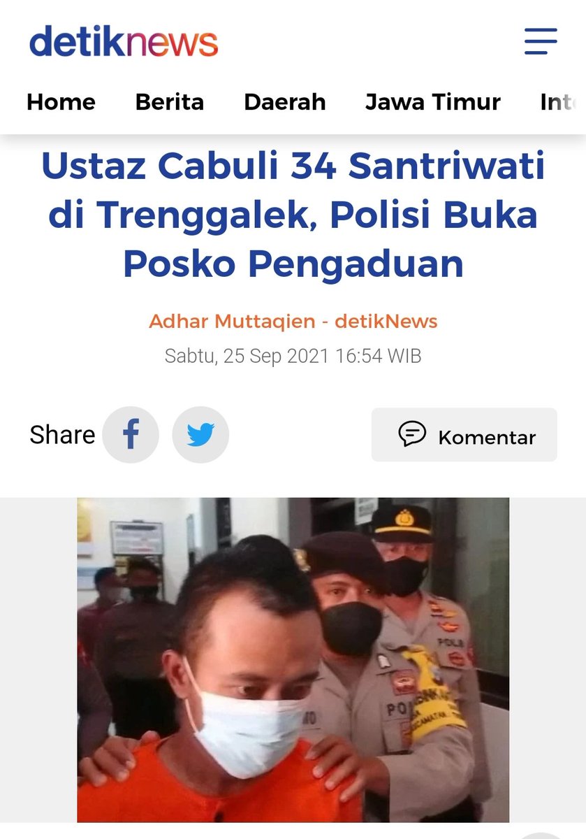 Satu belum selesai. Ada lagi yg lainnya. Rasanya campur aduk membaca kabar seperti ini: antara sedih sekaligus jengkel. Kalo nggak segera ditangani, org akan kehilangan kepercayaan pada institusi pendidikan-keagamaan, terutama pesantren