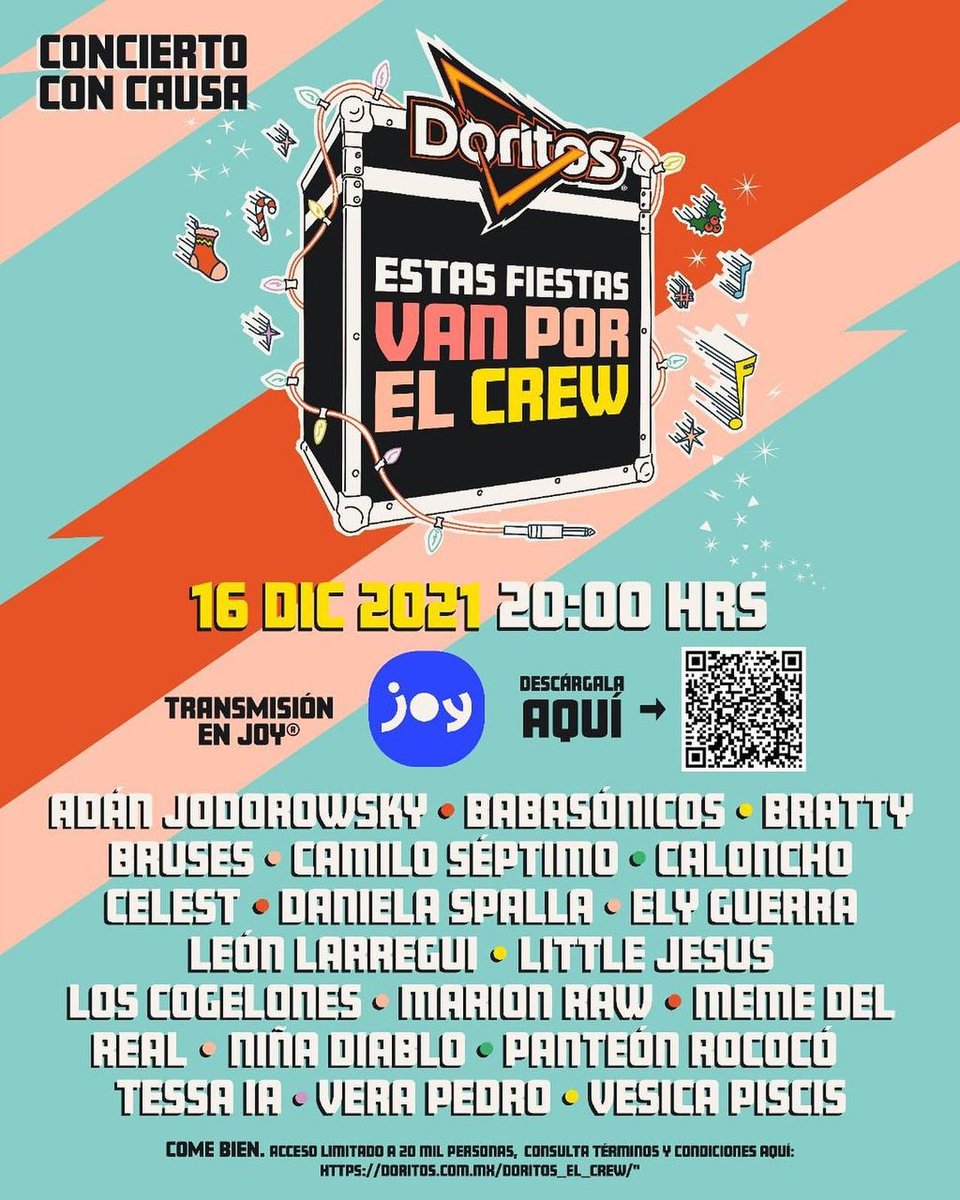 Zoeinfinity07's tweet photo. Se aproxima el #VPC2 (VA POR EL CREW) por lo que ya confirmaron las bandas y cantantes que estarán este 16 de Diciembre, entre ellos estará nuestro querido @LeonBenLarregui esta ocasión como solista. Aquí está el promocional y cómo se debe de realizar el canje para ver el evento. https://t.co/eAuKA13Wn1