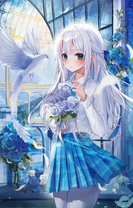 「blue rose」 illustration images(Popular)