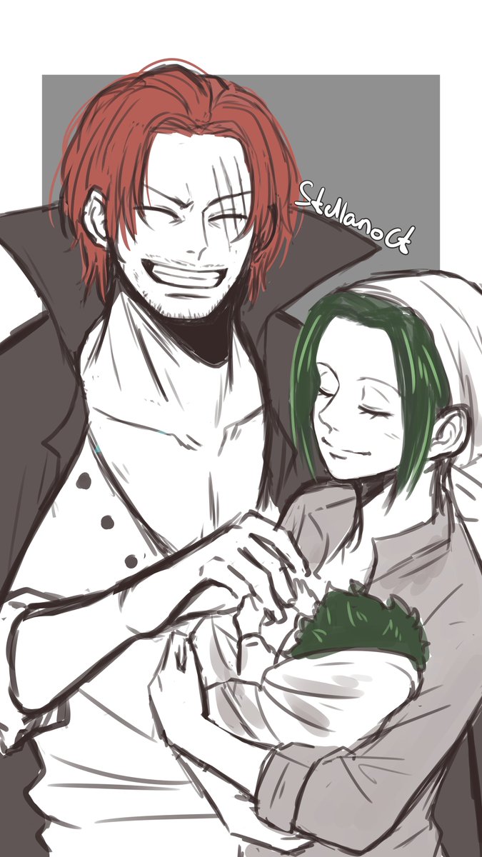 Shanks x Makino #OnePiece.