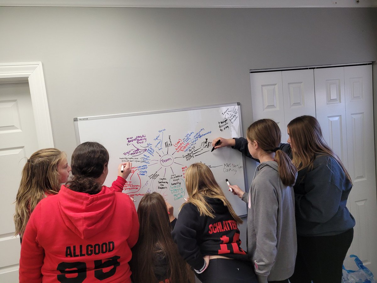 CoachKelly007's tweet photo. Today we had our team building/bonding day!  I wish we had more time,but we accomplished a LOT! The brain mapping concept will better as each girl gets more clear on HER goal for this team 🥎 
Thanks to @UACoachMurphy for introducing the word #Mudita at the https://t.co/z5qLgtzbGa