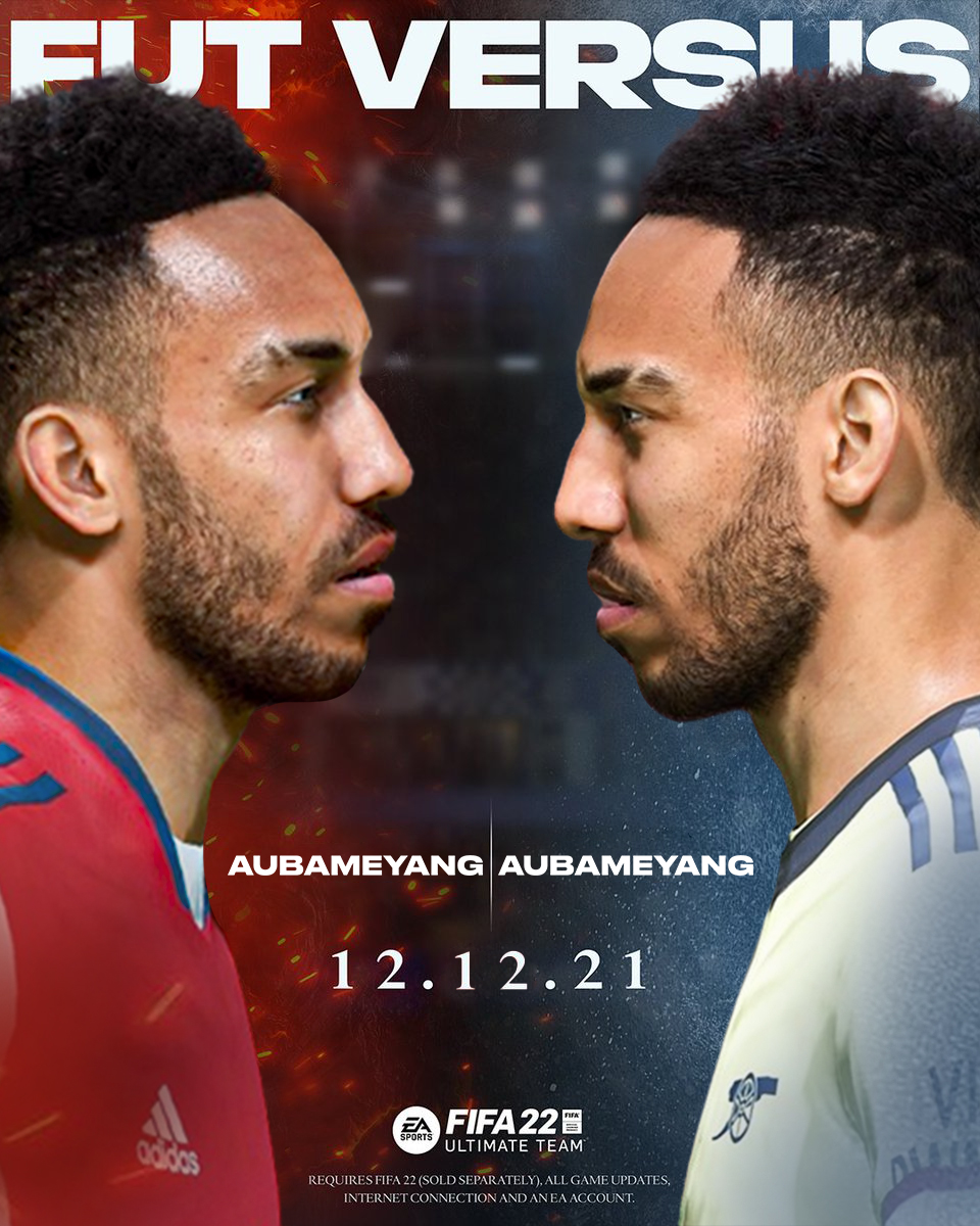 DekuGFX_'s tweet photo. CHOOSE YOUR SIDE 🔥🆚❄️
PIERRE-EMERICK AUBAMEYANG 🇬🇦
OBTEN UNA VERSION DE PIERRE-EMERICK AUBAMEYANG CON (5 WEAK FOOT⭐️ O 5 SKILLS⭐️) ¿CUAL ESCOGERIAS?
⚠️ESTA IMAGEN ES UN DISEÑO, NO ES NADA OFICIAL⚠️
❤️Y🔄 SE AGRADECE!
#FIFA22 #FUT22 #FUT #FUTVERSUS #VERSUS https://t.co/9HRTtIqJmF