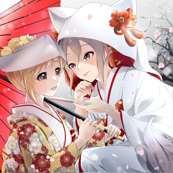 狐の嫁入りのtwitterイラスト検索結果