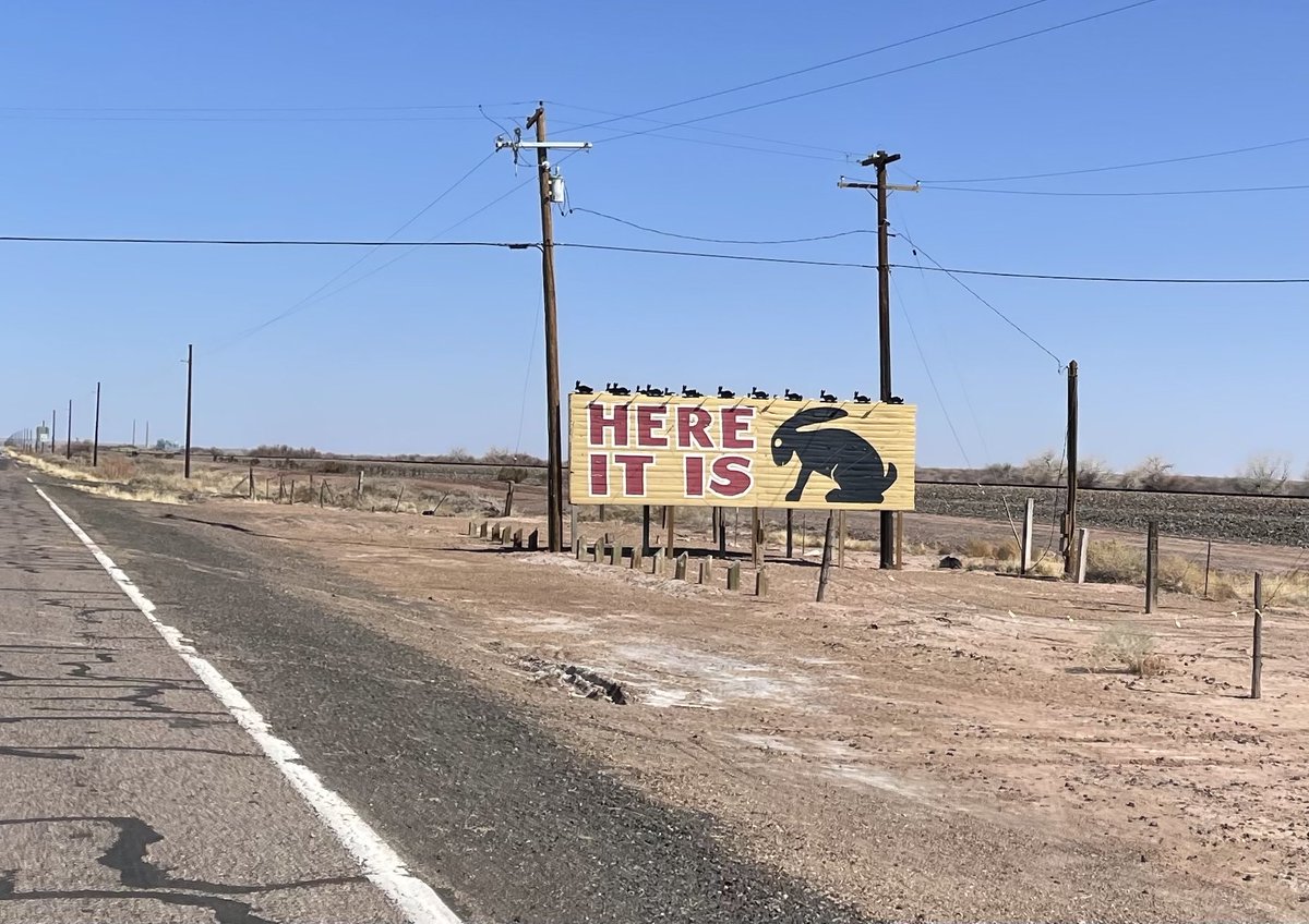 fanofnmtn's tweet photo. Jackrabbit Trading Post #Route66Arizona #Route66Smiling #Route66Sign @66Travelers and @TimeTraveler911 https://t.co/WgHcxABN5k