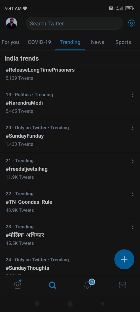VikrantUjjwal3's tweet photo. bhaiyo we are in trending keep it up and tweet more and bring this hastag to top trending #freedaljeetsihag https://t.co/uvDyUPnIog