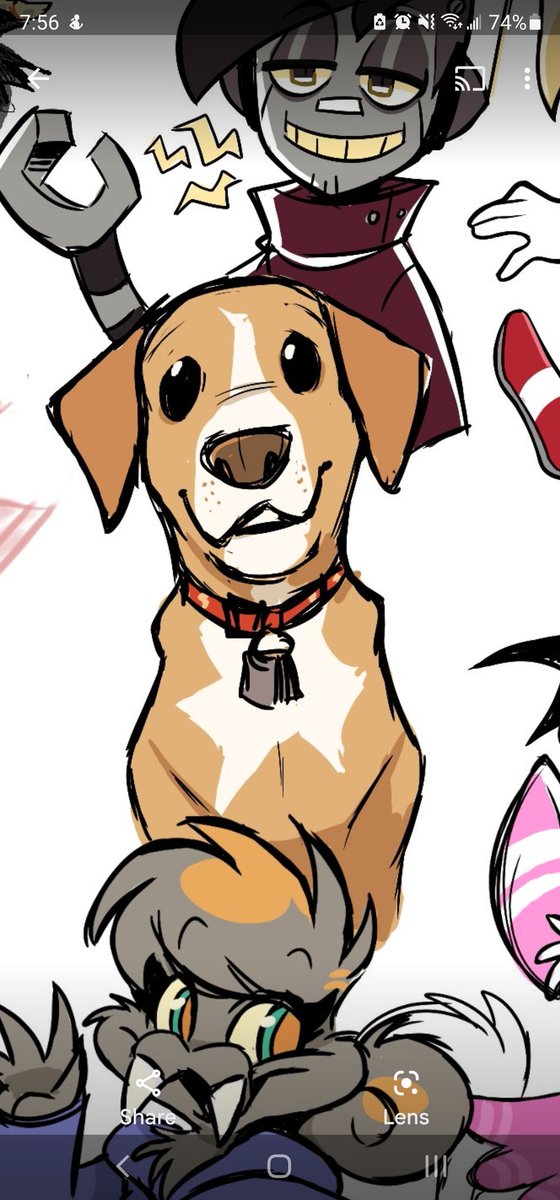 replityUAV's tweet photo. @AshNicholsArt @AshNicholsArt @AWDtwit 
Thank you for drawing my dog. Best wishes to all of you and I hope that all of you may find joy and strength in the many memories you all share.🦐 https://t.co/GsuA1GNeY5